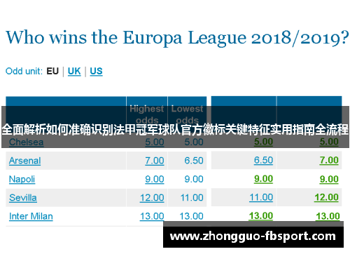 全面解析如何准确识别法甲冠军球队官方徽标关键特征实用指南全流程